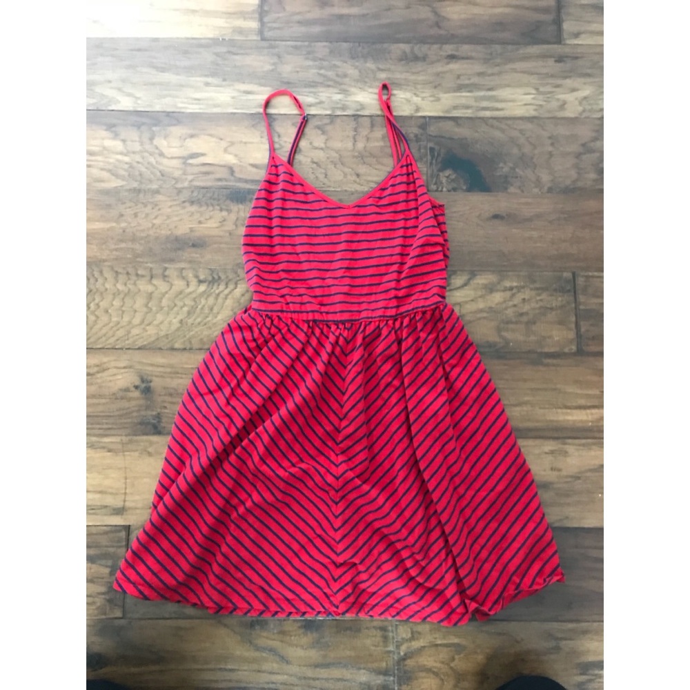 Cute red and blue dress